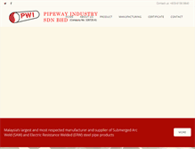 Tablet Screenshot of pipewayindustry.com